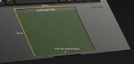 The trackpad is quite large and responsive (Image via Asus)